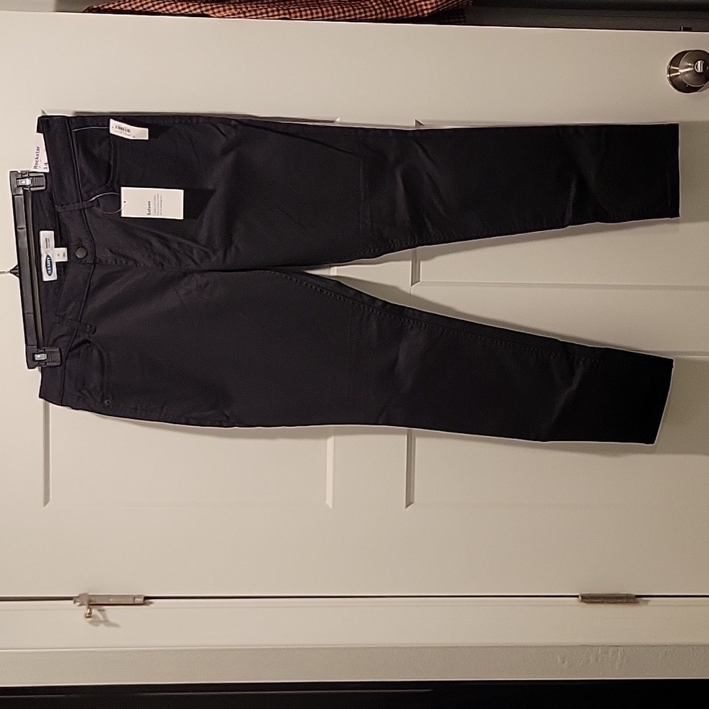 NWT Old Navy Sateen Black Pants